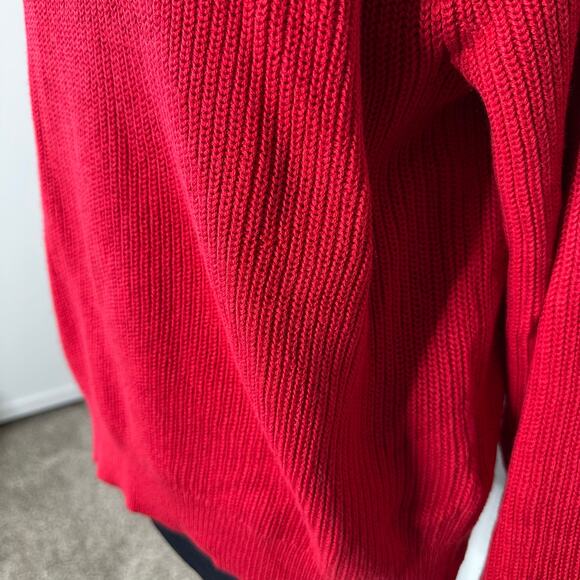 J.Crew Sweater Women’s Button Raglan Crewneck Cotton Blend CF318 Size Medium New - Picture 6 of 15